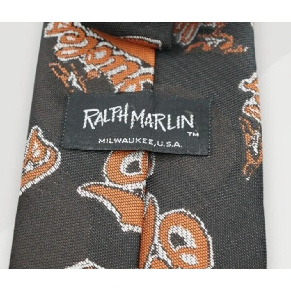 Ralph Marlin Milwaukee USA Orioles Men's Tie‎ 100% Polyester 60'' Length